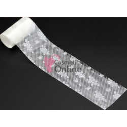 Folii de transfer, folie de unghii Dantela Alba F049